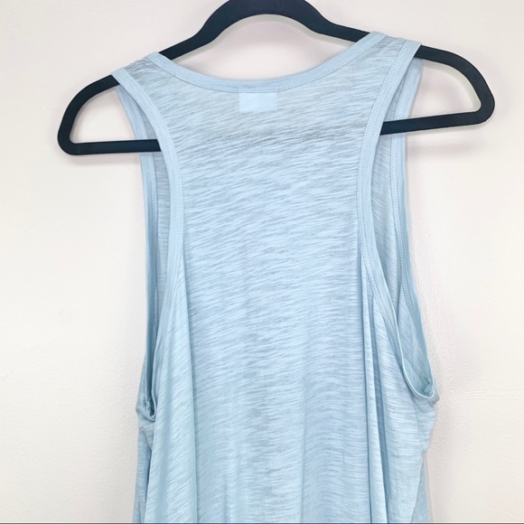 Abound Curved Hem Knit Tank Top Blue Size XL - Picture 9 of 12